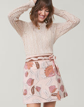 Load image into Gallery viewer, Spartina 449 Matilda Bi-stretch Skirt 1859 Lighthouse Floral Stitch
