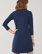 Load image into Gallery viewer, Nora Half-Zip Dress Slate Blue
