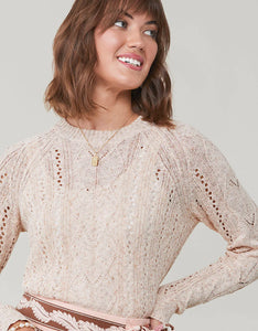 Spartina 449 Shelby Pullover Neutral Blush
