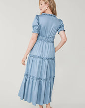 Load image into Gallery viewer, Valerie Midi Dress Dusty Turquoise
