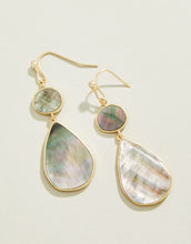 Load image into Gallery viewer, Spartina 449 Batina Earrings Grey Mother-of-Pearl
