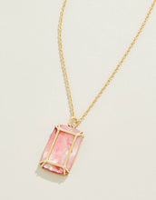 Load image into Gallery viewer, Spartina 449 Orla Window Necklace 18&quot; Pink Mother-of-Pearl
