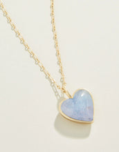 Load image into Gallery viewer, Spartina 449 Full Heart Necklace 18&quot; Light Blue

