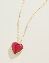 Load image into Gallery viewer, Spartina 449 Full Heart Necklace 18&quot; Pink
