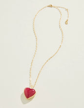 Load image into Gallery viewer, Spartina 449 Full Heart Necklace 18&quot; Pink
