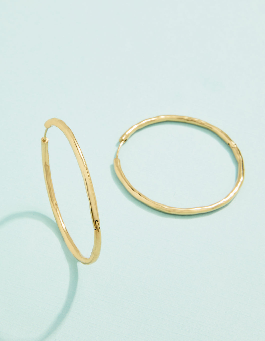 Spartina 449 Moonglade Hoop Earrings 40mm Gold