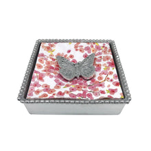 Load image into Gallery viewer, Monarch Butterfly Beaded Napkin Box

