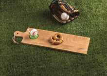 Load image into Gallery viewer, Baseball Light-Up Sitter on wooden tray
