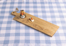 Load image into Gallery viewer, Topiary Light-Up Sitter on wooden tray
