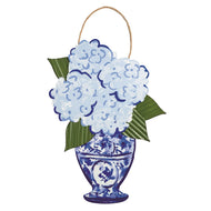 Hydrangea Tin Door Hanger