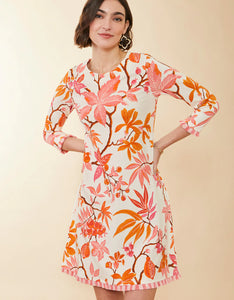 Spartina 449 Island Fringe Dress Richmond Hill Honeysuckle Cream