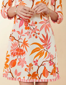 Spartina 449 Island Fringe Dress Richmond Hill Honeysuckle Cream