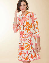 Load image into Gallery viewer, Spartina 449 Island Fringe Dress Richmond Hill Honeysuckle Cream
