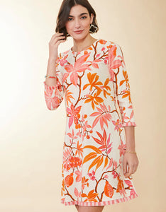 Spartina 449 Island Fringe Dress Richmond Hill Honeysuckle Cream