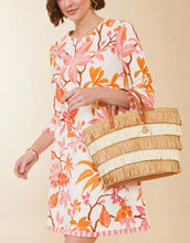 Load image into Gallery viewer, Spartina 449 Island Fringe Dress Richmond Hill Honeysuckle Cream
