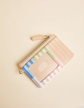 Load image into Gallery viewer, Spartina 449 Slimcard Coinpurse Overboard Stripe showing card slots
