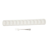 Deviled Egg Tray Set tray and fork