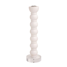 Load image into Gallery viewer, White Resin Taper Holder large
