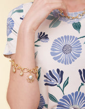 Load image into Gallery viewer, person wearing Spartina 449 Coastal Dreams Charm Toggle Bracelet
