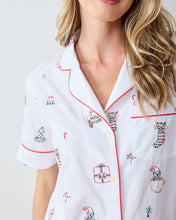 Load image into Gallery viewer, Printfresh Holiday Cats Cloud Short Pajama Set
