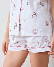 Load image into Gallery viewer, Printfresh Holiday Cats Cloud Short Pajama Set
