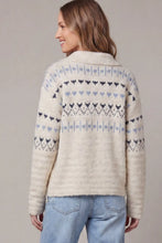 Load image into Gallery viewer, Nordic Patterned Cardigan Sweater - Oatmeal
