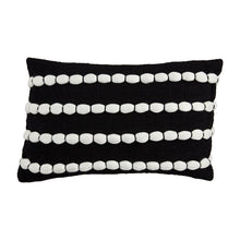 Load image into Gallery viewer, Pom Stripe Pillow
