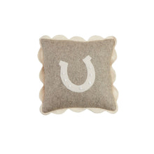Load image into Gallery viewer, Horse Mini Pillow horse shoe
