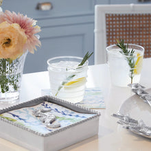Load image into Gallery viewer, Seahorse Beaded Napkin Box Set
