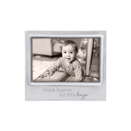 Mariposa Thank Heaven For Little Boys Beaded 4x6 Frame