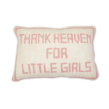 Load image into Gallery viewer, Thank Heaven Embroidered Throw Pillow
