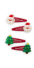 Load image into Gallery viewer, Christmas Hair Clips in Gift Box - Set of 4

