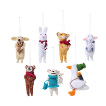 Load image into Gallery viewer, Hand-Crafted Felt Ornaments

