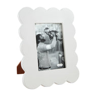 Large Scalloped Lacquer Frames

