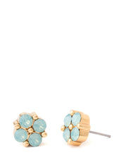 Load image into Gallery viewer, Spartina 449 Clover Gem Stud Earrings
