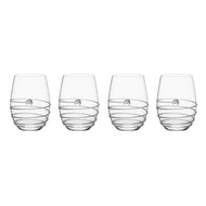 Juliska Amalia Stemless White Wine Clear - Set/4