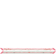 Longchamp Rubans Longchamp Silk Headband in shades of pink image showing front and back
