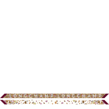 Load image into Gallery viewer, Longchamp Frise Fleurie Headband  in shades of maroon and green
