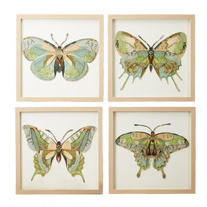 Butterfly Paper Collage Wall Art - Assorted Styles
