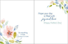 Load image into Gallery viewer, With Scripture Mother&#39;s Day Greeting Card -Eternity Floral
