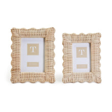 Load image into Gallery viewer, Wicker Weave Photo Frame in two sizes
