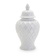 Load image into Gallery viewer, Faux Bamboo Fretwork Decorative Temple Jar
