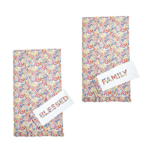 Blooms Set of 2 Floral Pattern Dish Towels