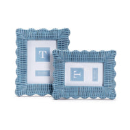 Blue Wicker Weave Photo Frame two sizes