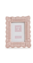 Load image into Gallery viewer, Pink Wicker Weave Photo Frame 5x7
