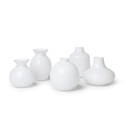Milky White Glass Vases