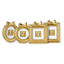 Load image into Gallery viewer, Four gold frames with bow accents
