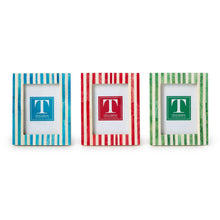 Load image into Gallery viewer, Celebration Stripe Mini 3x4 Photo Frame in three colors
