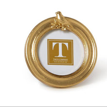 Load image into Gallery viewer, Gold Bird Photo Frames round
