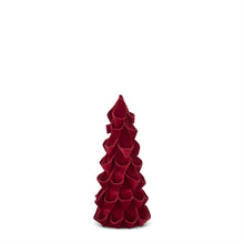 Load image into Gallery viewer, Red Velvet Ribbon Cone Tree
